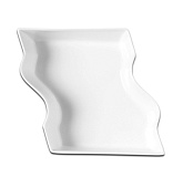 _Блюдо прямоугольное 18x20см h6см с 2 волнистыми сторонами «BUFFET» RAK Porcelain (кр1) фарфор