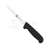 Нож L=15 см, обвалочный с черной ручкой, «POLY», ICEL