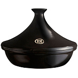 _Тажин II 3,5л d32см керамика, цв. темно-серый\графит «Flame» Emile Henry