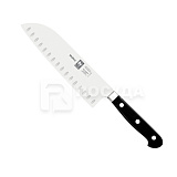 Нож L=18 см, с бороздками Santoku, «MAITRE», ICEL