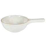 Сковорода 570 мл, Wok порционная, цв.белый с серыми крапинками, «Stonecast Barley White», Churchill