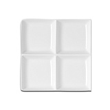 Тарелка 20x20 см, квадратная 4-секционная «MINIMAX», RAK Porcelain
