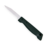 Нож L=7,5 см, кухонный для овощей, с черной пластиковой ручкой, WAS