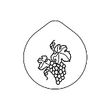 Крышка 7,6x7 см, H=3,2 см, нерж, с рисунком «Виноград», «ACCESSOIRES», Frilich