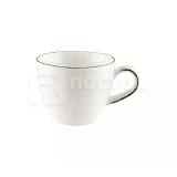 Чашка кофейная 80мл d6,5см h5,3см, цв. белый серые линии «ENVISIO Iris» Bonna (кр6) фарфор