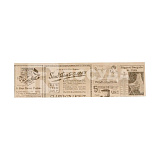 Полоска 7х26 см, бумажная, обёрточная для сэндвича / ролла «Газета», «TIMES», Garcia de Pou